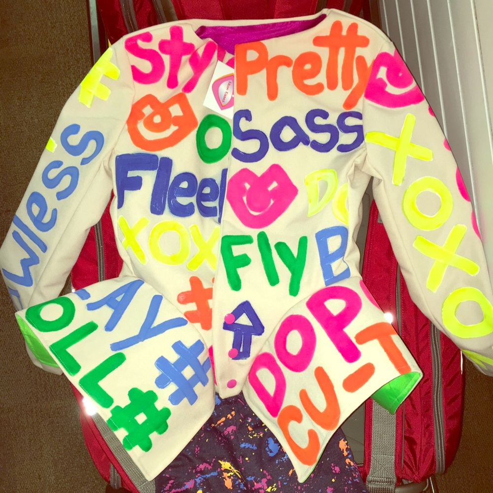 Neon Kisses Girl Blazer/Jacket